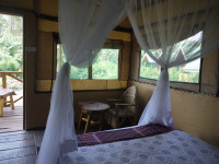 Rweteera Safari Park Camp Budget lodge just outside Kibale NP (Chimps) – Day 1: Lunch & Dinner Included – Day 2: All Meals Included +6 Photos +5 Photos