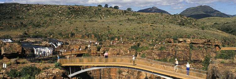 Bush Walk and Three Rondawels
