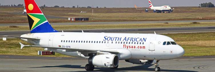 Arrival in Johannesburg