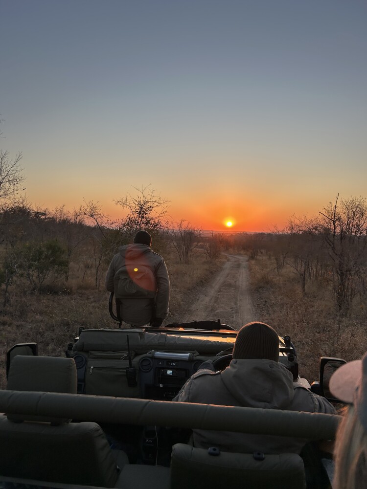 Morning trek at Kambuka watching sun rise