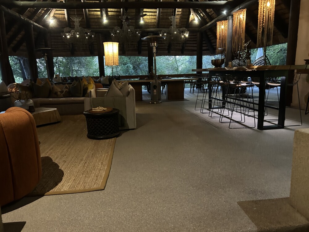 Inside lodge at Sabi Sabi Sands