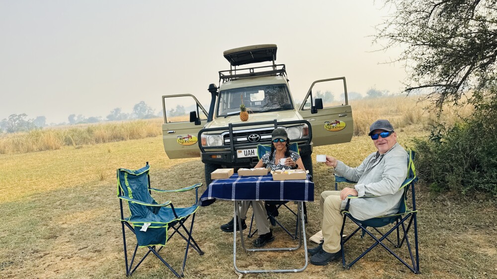 Bush breakfast in the wild