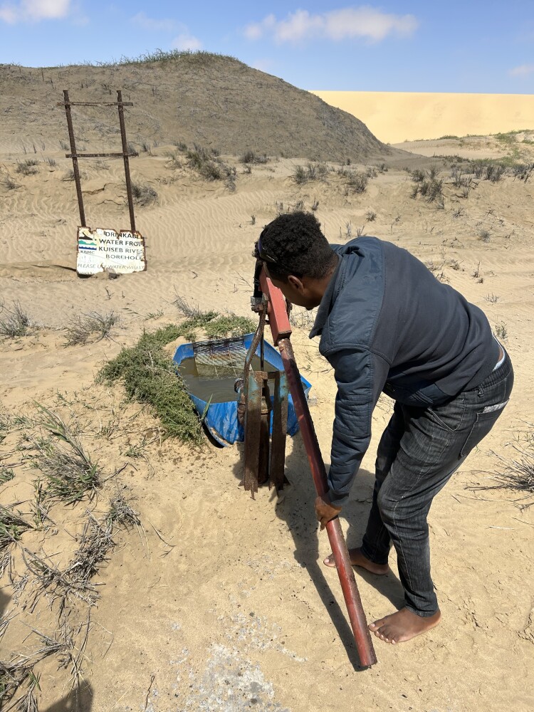 Found a fresh water pump!