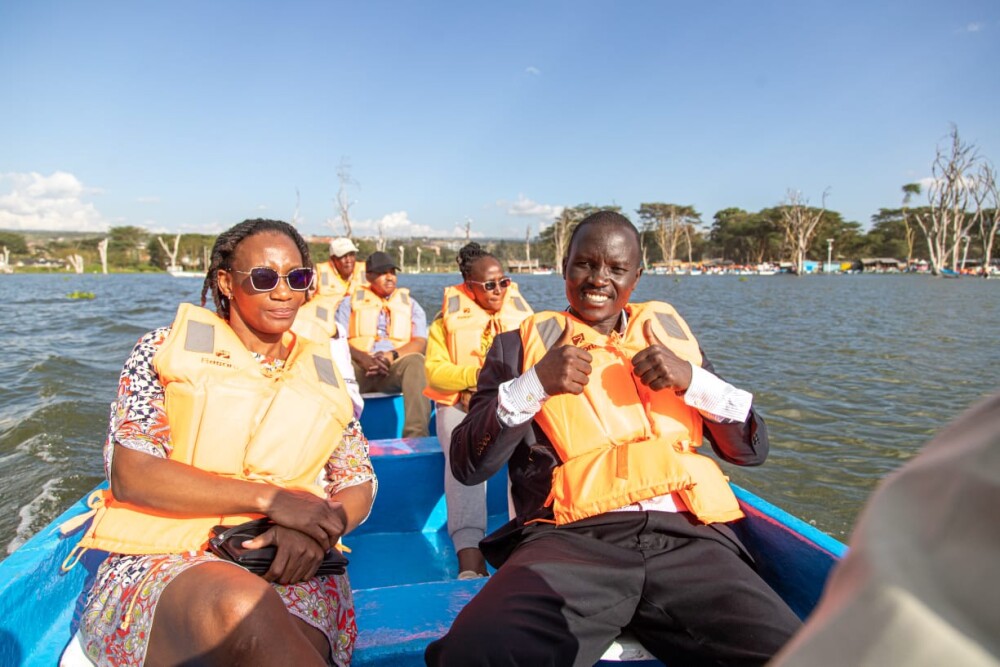 Boat riding with my collegues. We visited the small island where wild animals are grazing and birds.